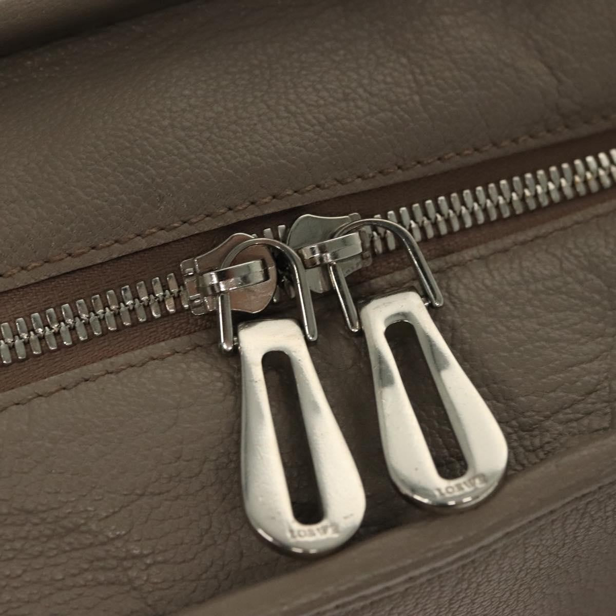 Loewe Amazona Bag Leather, GRAY, LEATHER, Handbag