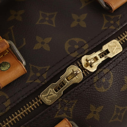 Louis Vuitton Keepall Bag Monogram Canvas, BROWN, CANVAS, Travel bag