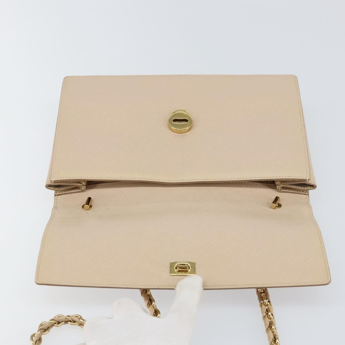Salvatore Ferragamo Vala Chain Shoulder bag Leather, PINK, LEATHER, Shoulder bag
