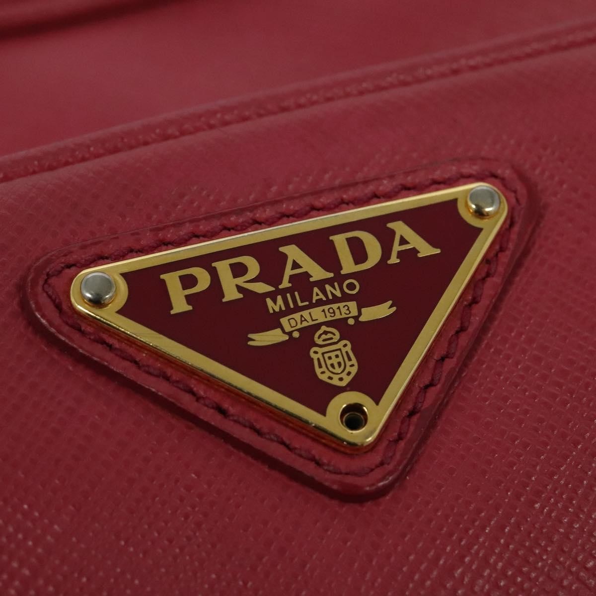 Prada Front Pocket Crossbody Bag Saffiano Leather, PINK, LEATHER, Shoulder bag