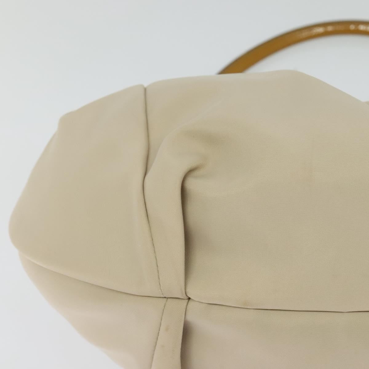 Salvatore Ferragamo Vala Handbag Nylon, BEIGE, NYLON, Handbag