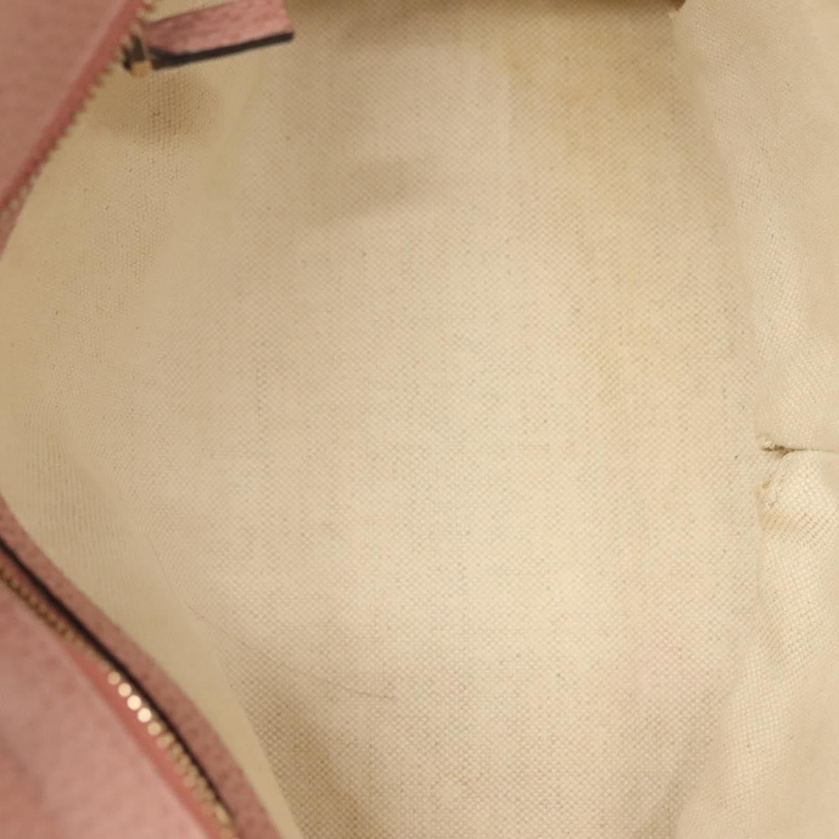 Gucci Swing Tote Leather, PINK, LEATHER, Tote bag