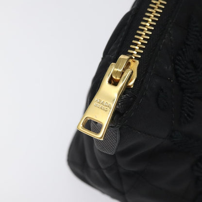 Prada Vintage Pouch Tessuto, Gold, Nylon, Clutch