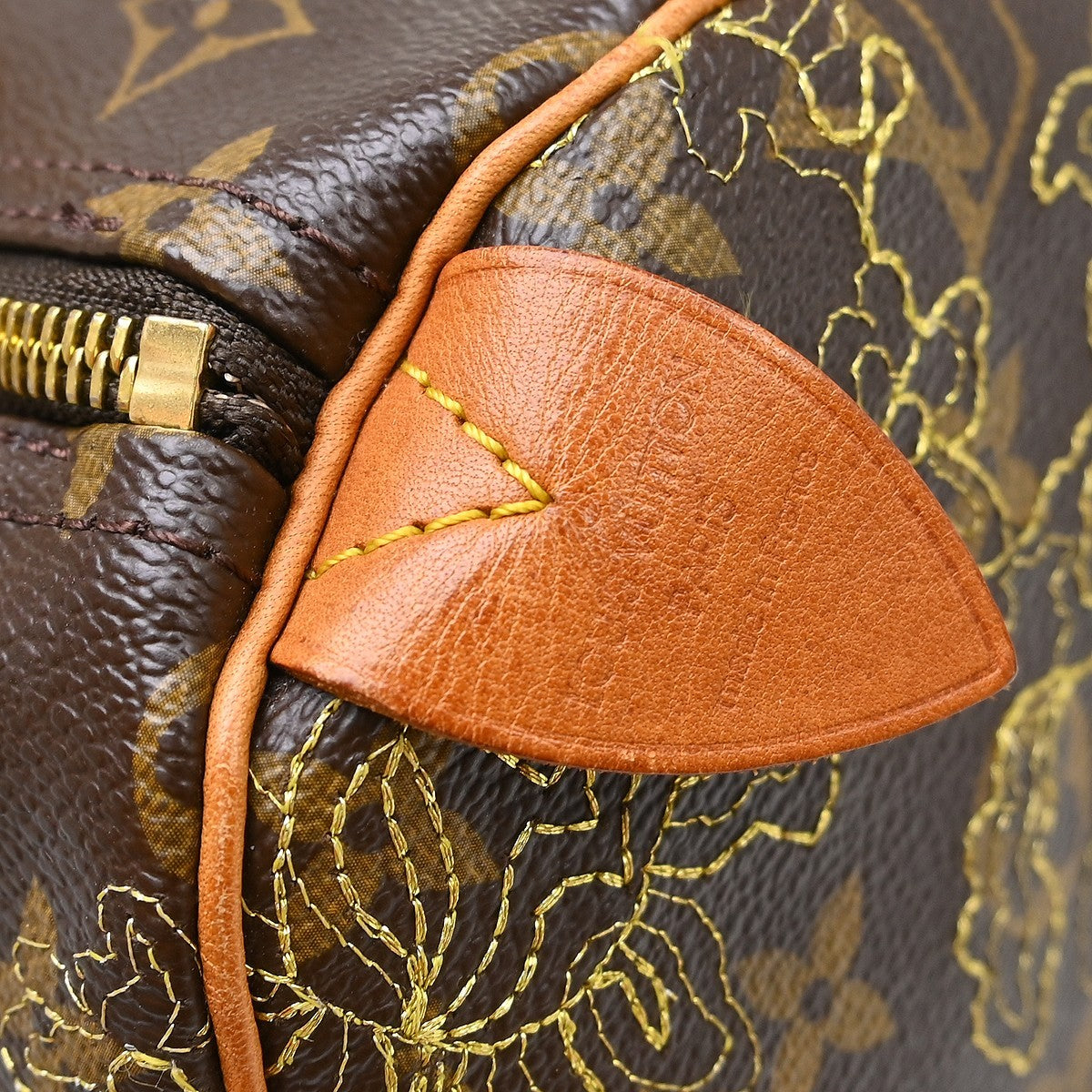 Louis Vuitton Speedy Handbag Limited Edition Monogram Dentelle, Brown, Canvas, Handbag