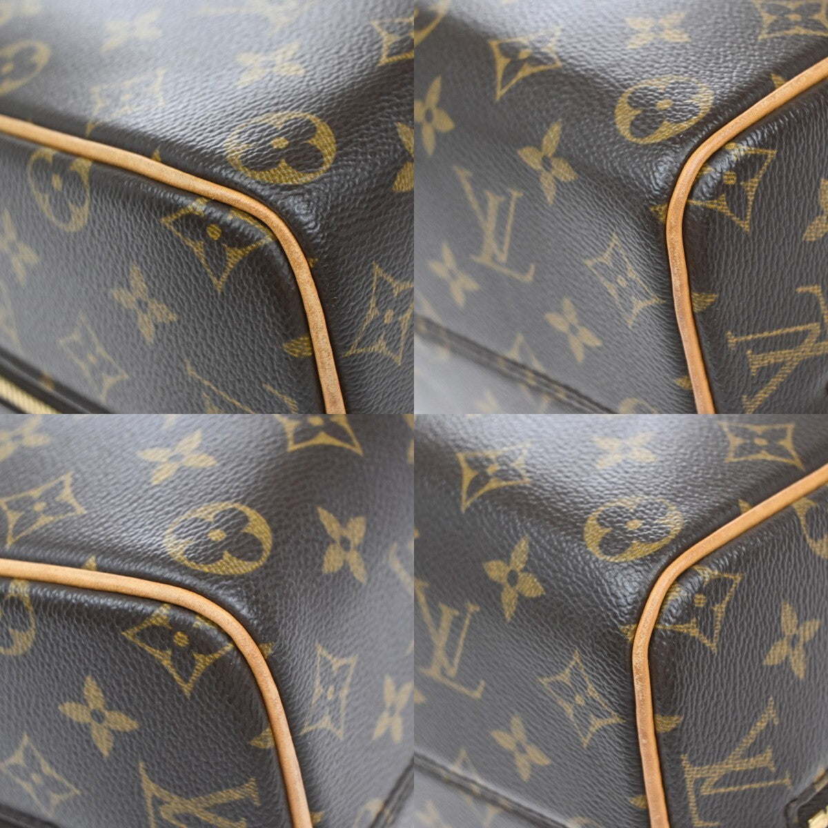 Louis Vuitton Nolita Handbag Monogram Canvas, BROWN, CANVAS, Handbag