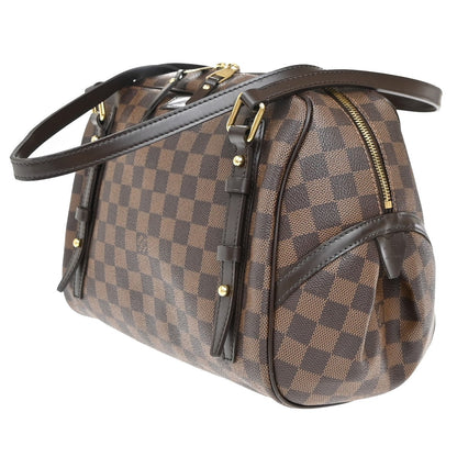 Louis Vuitton Rivington Satchel Damier, BROWN, CANVAS, Shoulder bag