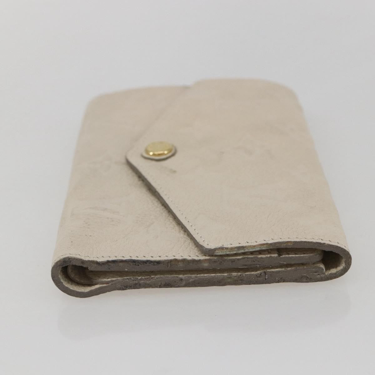 Louis Vuitton Zoe Wallet Monogram Empreinte Leather, BEIGE, LEATHER, Wallets