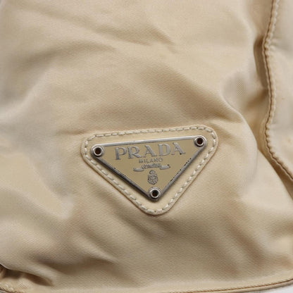 Prada Resin Handle Tote Tessuto, BEIGE, NYLON, Tote bag