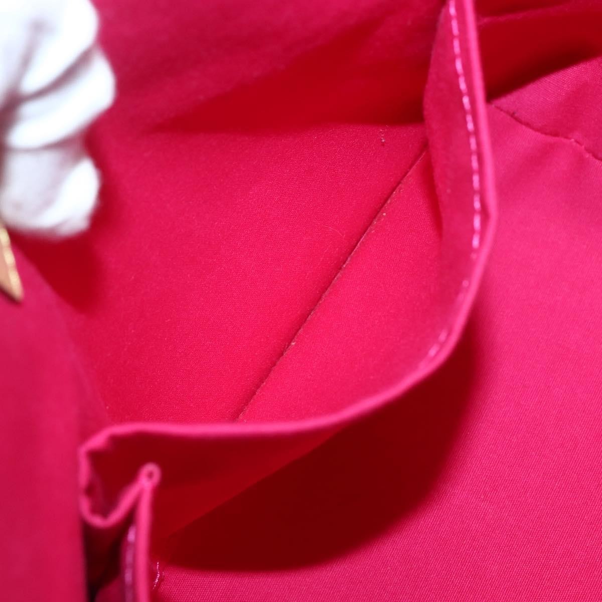 Louis Vuitton Bellevue Handbag Monogram Vernis, PINK, PATENT_LEATHER, Tote bag