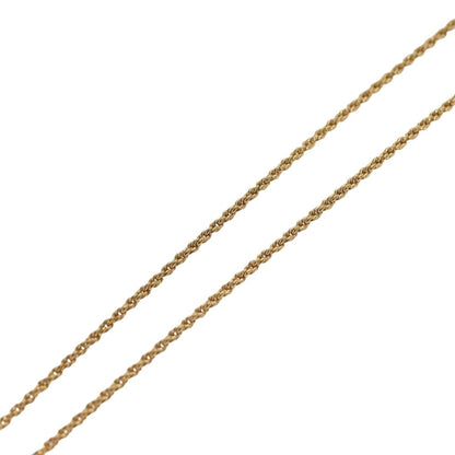 Christian Dior CD Pendant Necklace Metal, GOLD, METAL, Necklace