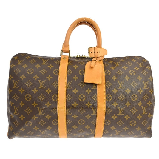 Louis Vuitton Keepall Bag Monogram Canvas, Brown, Canvas, Travel Bag