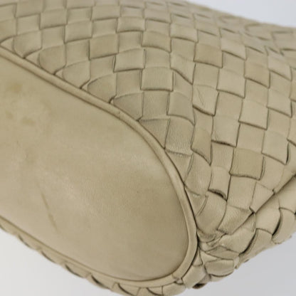 Bottega Veneta Intrecciato Handbag Leather, BEIGE, LEATHER, Handbag