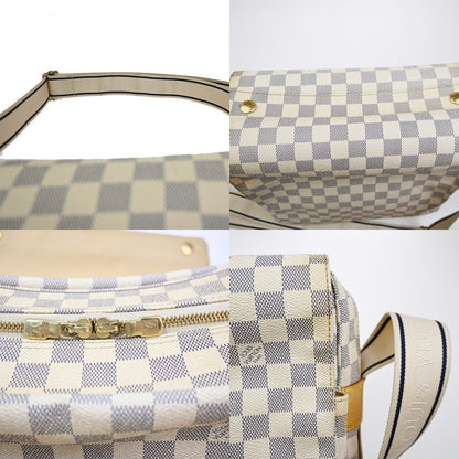 Louis Vuitton Naviglio Handbag Damier, WHITE, CANVAS, Shoulder bag