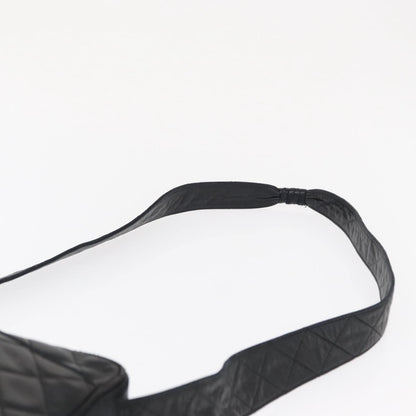 Chanel Vintage Front Pocket Camera Bag Leather, Black, Leather, Shoulder Bag