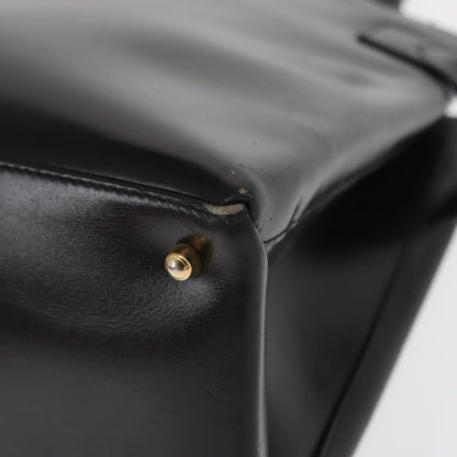 Gucci Vintage Handbag Leather, BLACK, LEATHER, Handbag