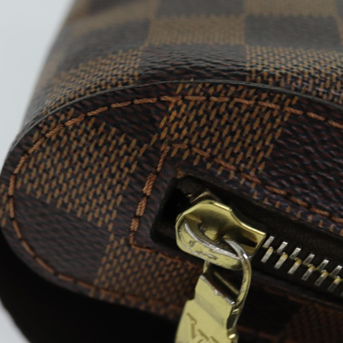 Louis Vuitton Geronimos Waist Bag Damier, BROWN, CANVAS, Travel bag