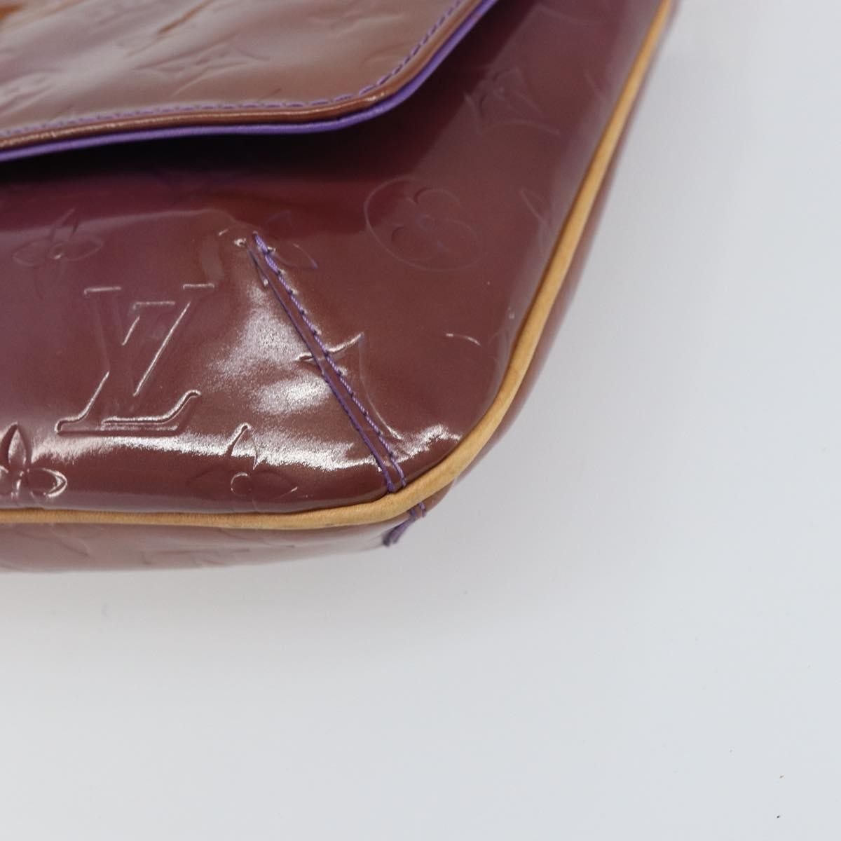 Louis Vuitton Thompson Street Handbag Monogram Vernis, PURPLE, PATENT_LEATHER, Shoulder bag