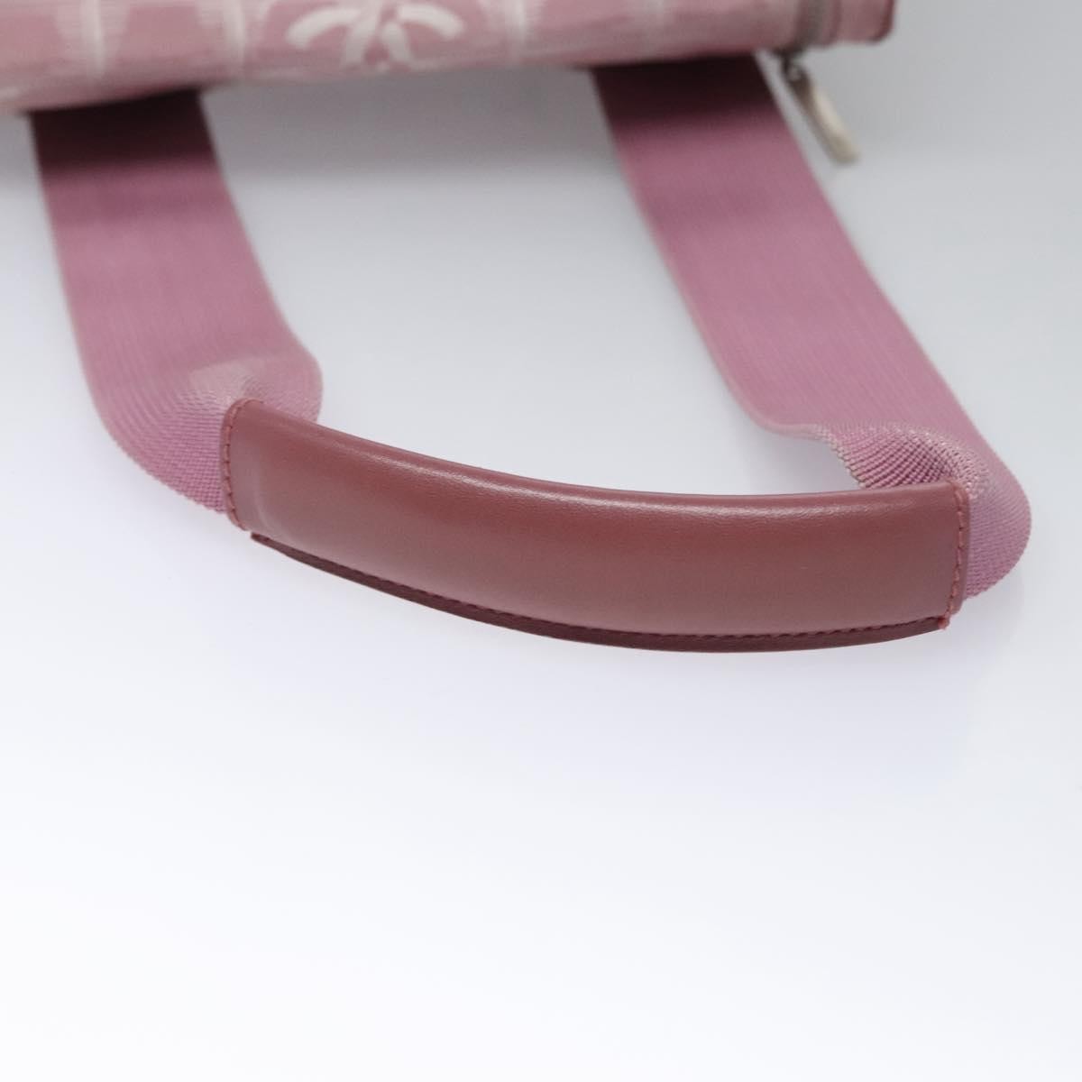 Chanel Travel Line Backpack Canvas, PINK, CANVAS, Backpack