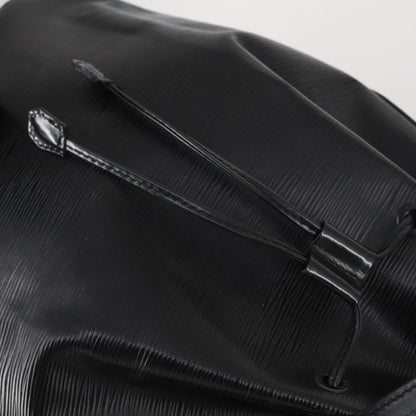 Louis Vuitton Sac a Dos Drawstring Backpack Epi Leather, BLACK, LEATHER, Backpack