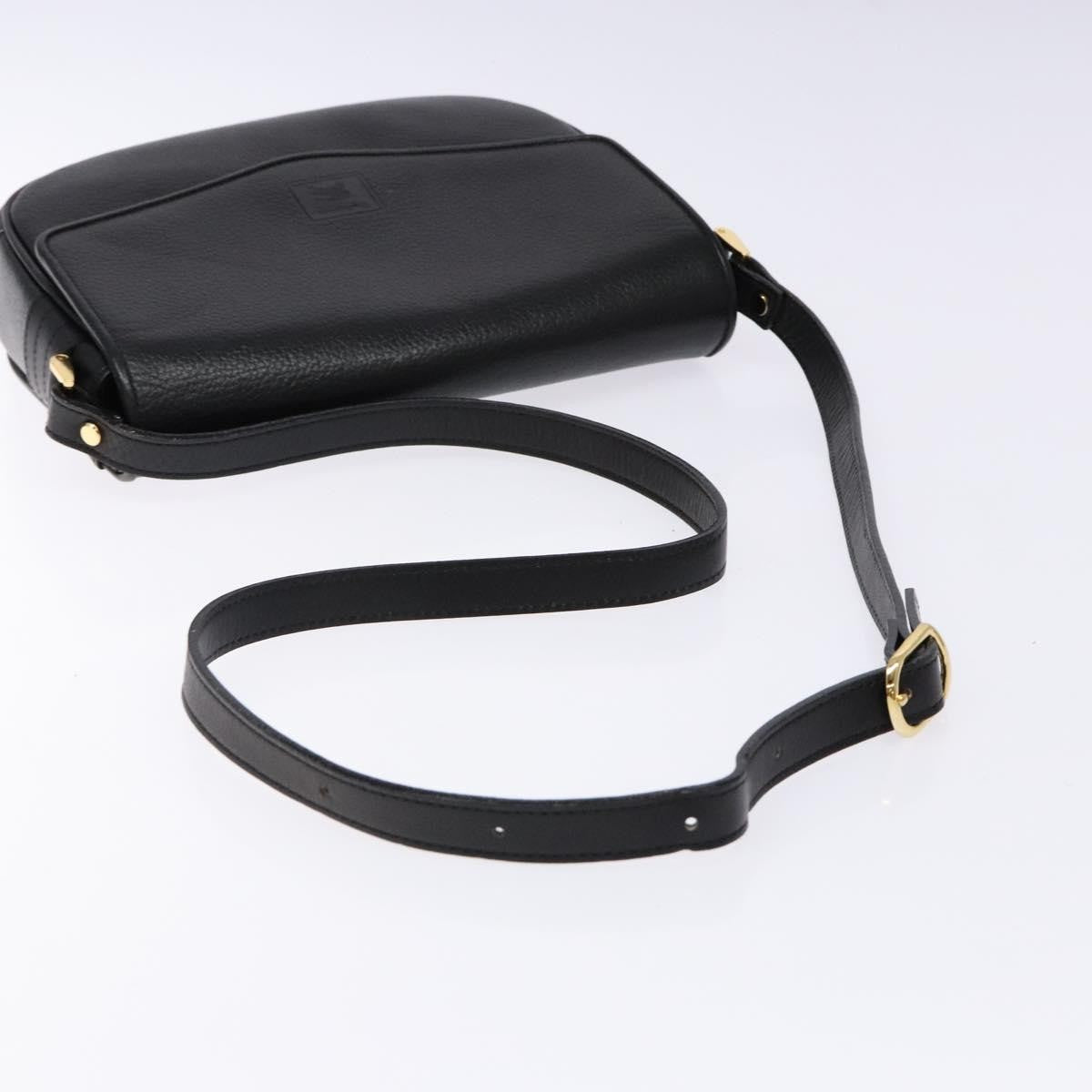 Burberry Flap Shoulder Bag Leather, BLACK, LEATHER, Shoulder bag