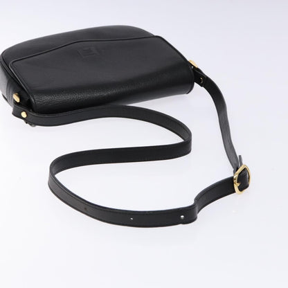 Burberry Flap Shoulder Bag Leather, BLACK, LEATHER, Shoulder bag