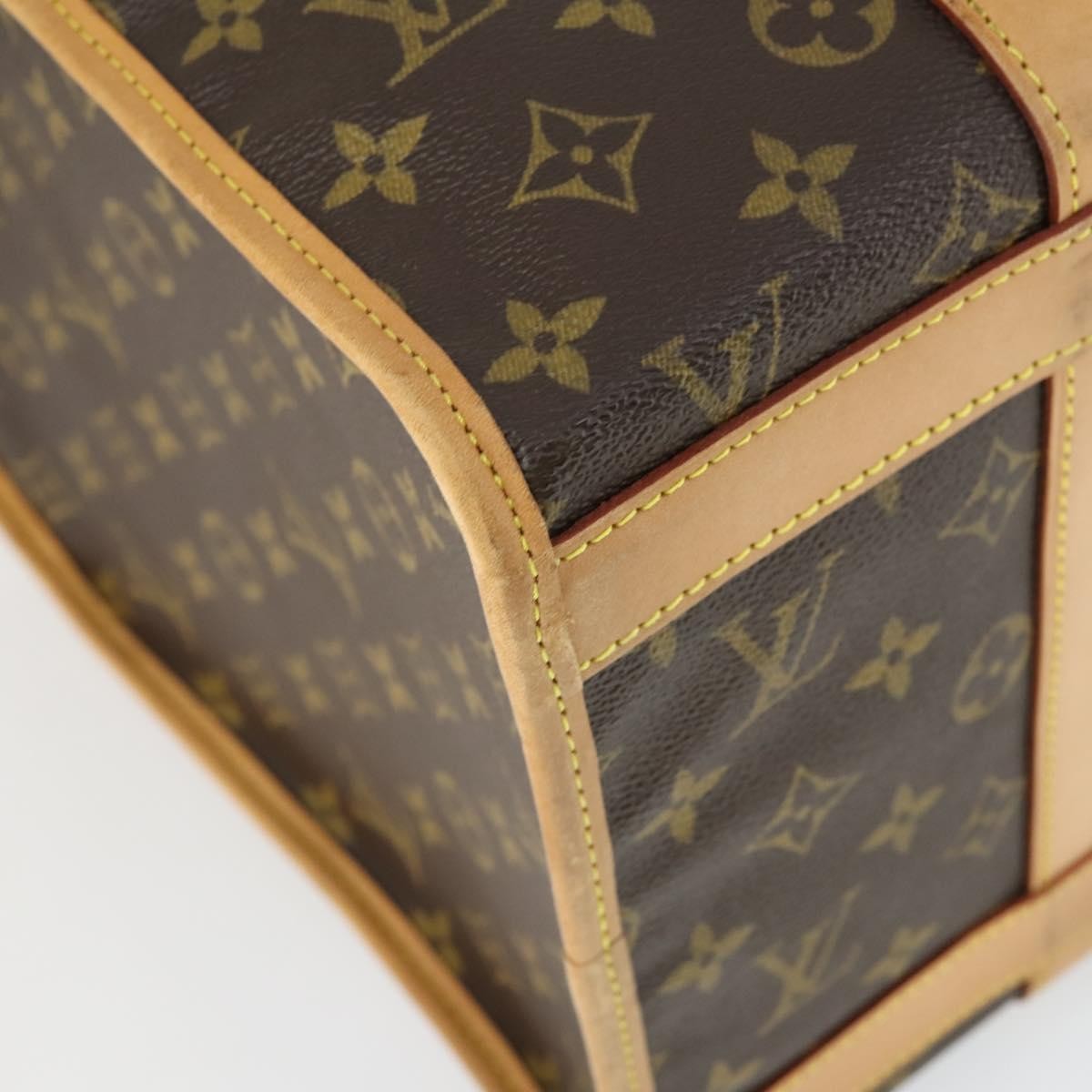 Louis Vuitton Dog Carrier Bag Monogram Canvas, Brown, Canvas, Travel Bag