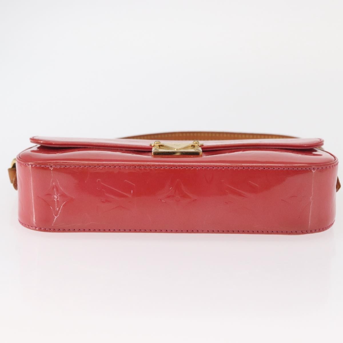 Louis Vuitton Malibu Street Handbag Monogram Vernis, RED, PATENT_LEATHER, Shoulder bag