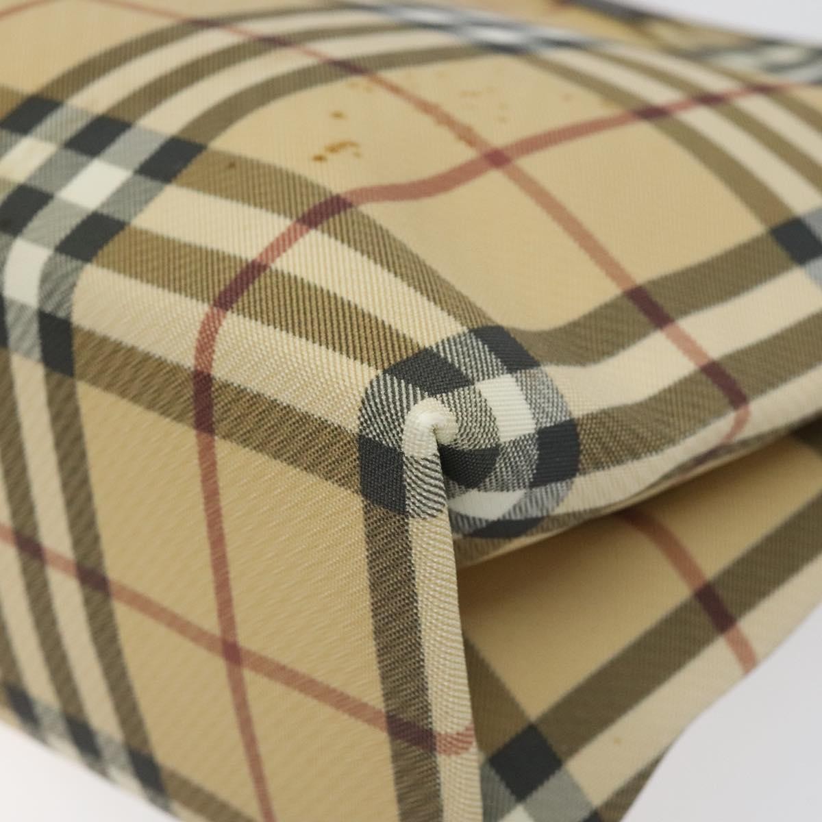Burberry Nova Check Tote canvas check pattern, BEIGE, PVC, Tote bag
