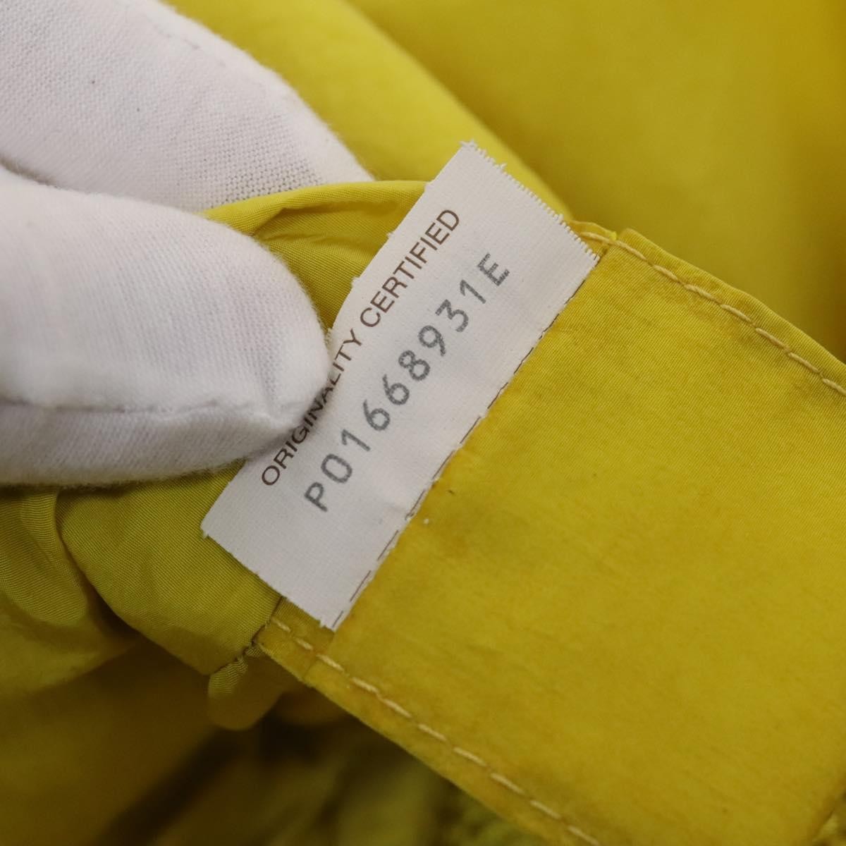 Bottega Veneta Vintage Backpack Nylon, Yellow, Nylon, Backpack