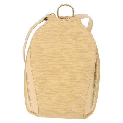 Louis Vuitton Mabillon Backpack Epi Leather, Beige, Leather, Backpack