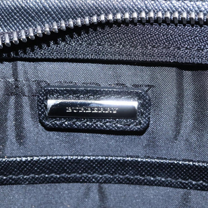 Burberry Zip Pouch Leather, BLACK, LEATHER, Clutche & pouche