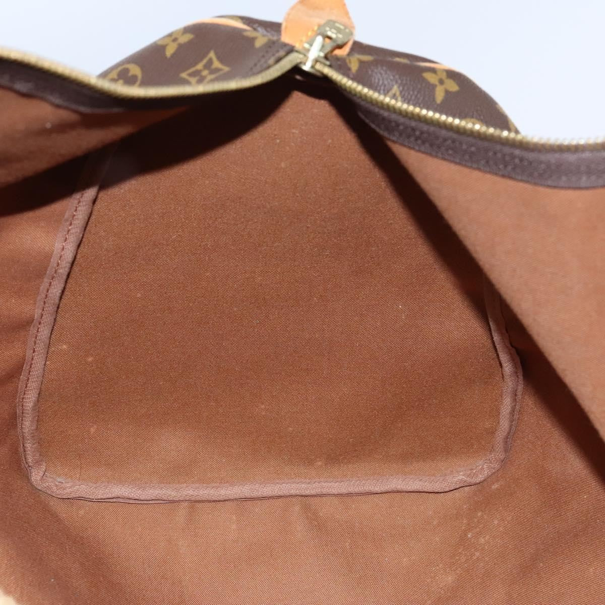 Louis Vuitton Keepall Bag Monogram Canvas, BROWN, CANVAS, Travel bag