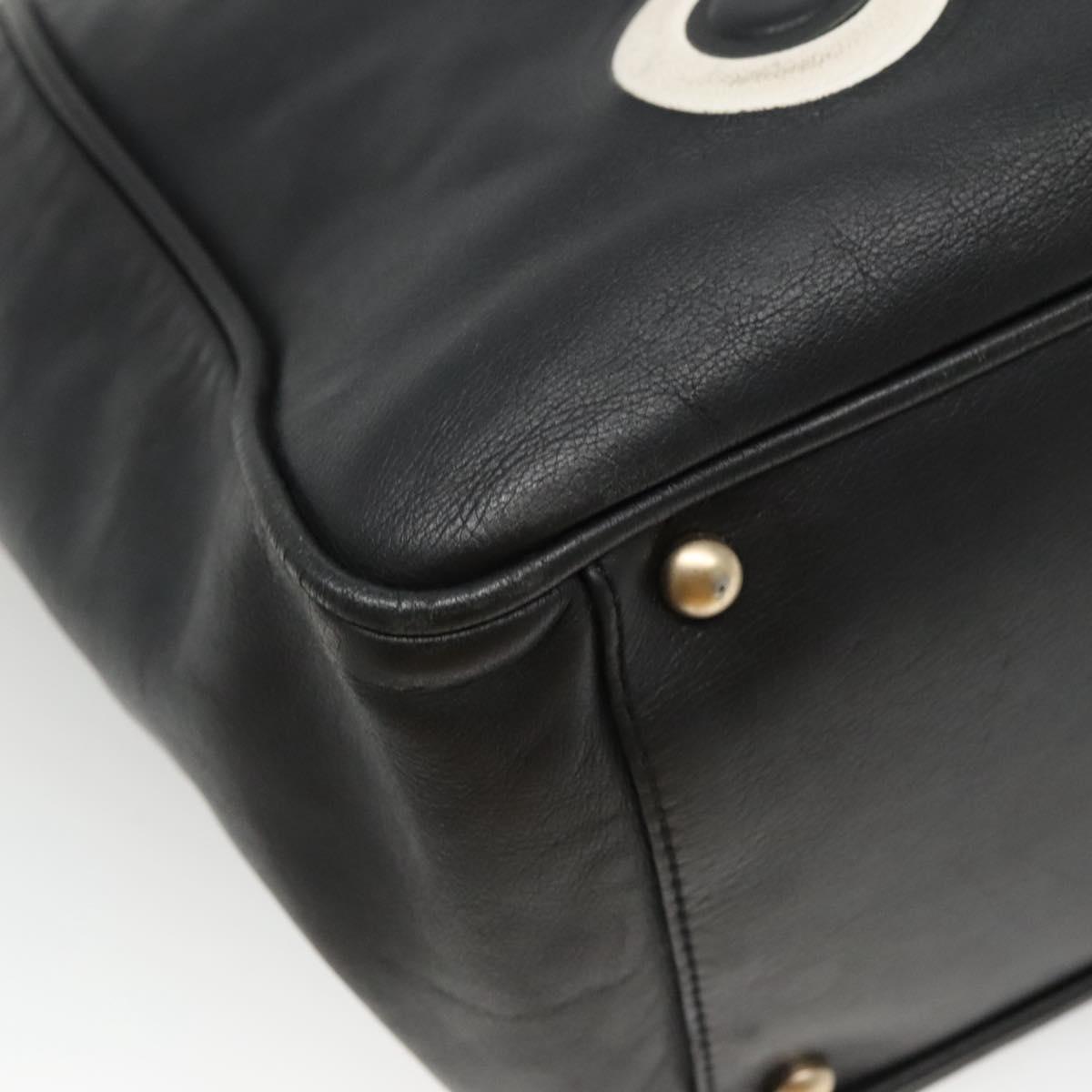 Chanel Camellia Tote Leather, BLACK, LEATHER, Tote bag