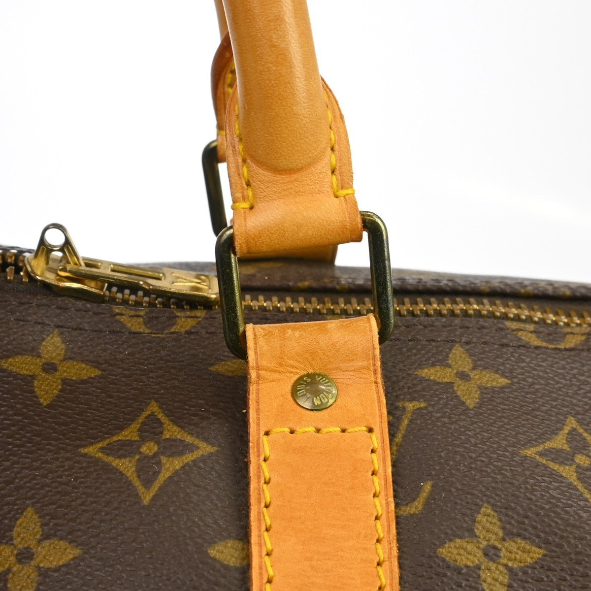 Louis Vuitton Keepall Bag Monogram Canvas, Brown, Canvas, Travel Bag