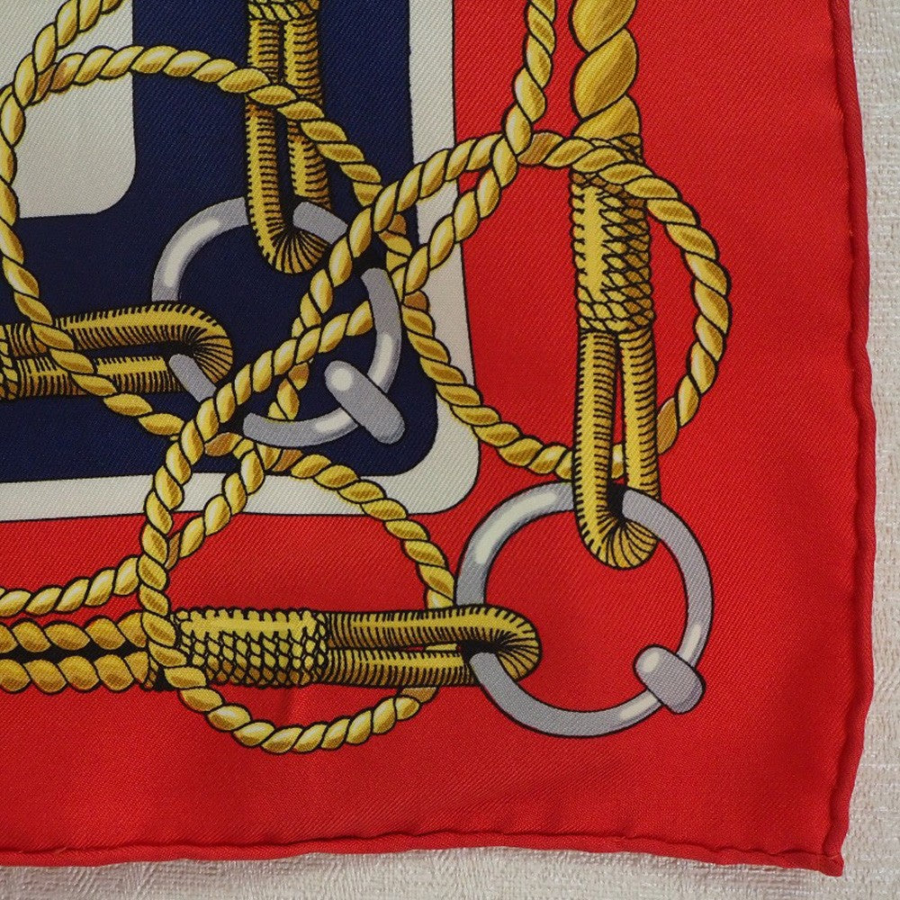 Hermes Carré 90 Silk multicolor, RED, SILK, Scarve & shawl