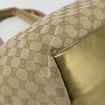 Gucci Web Zip Tote GG Canvas, Beige, Canvas, Tote Bag