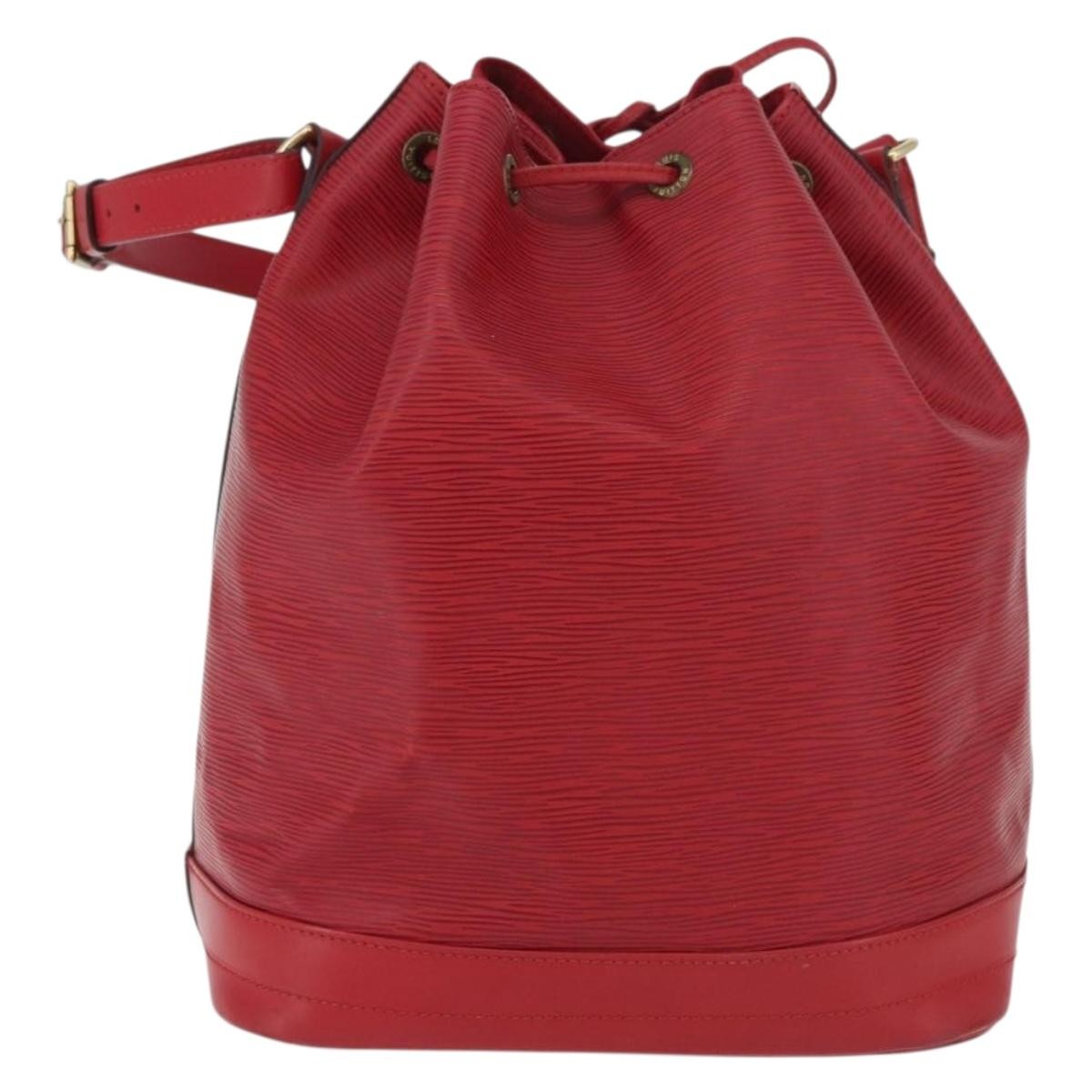 Louis Vuitton Noe Handbag Epi Leather, Red, Leather, Shoulder Bag