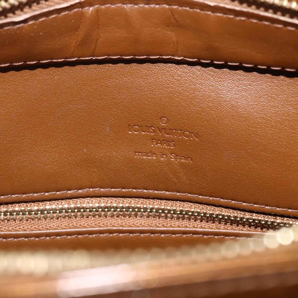 Louis Vuitton Houston Handbag Monogram Vernis, BROWN, PATENT_LEATHER, Tote bag