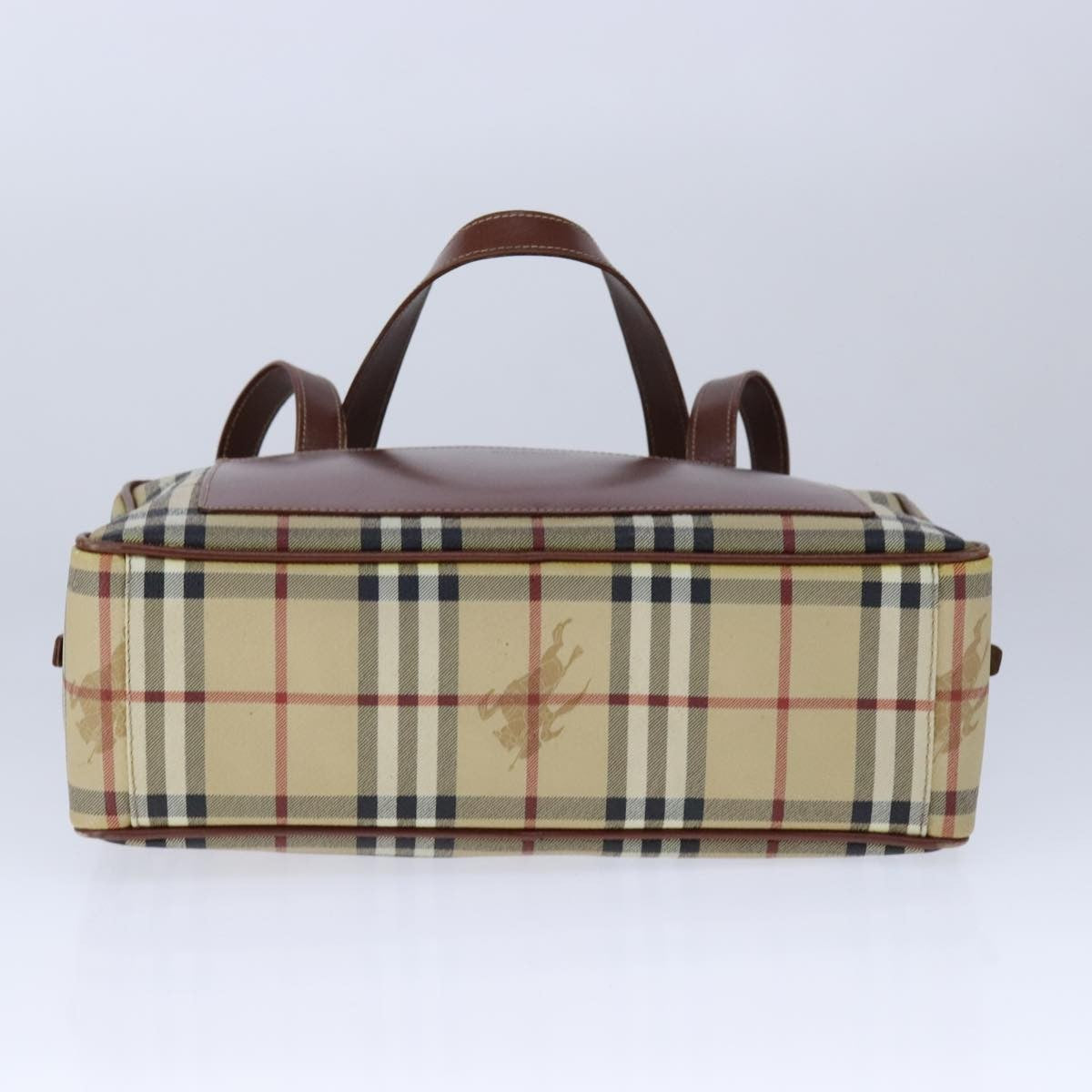 Burberry Regent Tote Haymarket Coated Canvas, BEIGE, PVC, Handbag