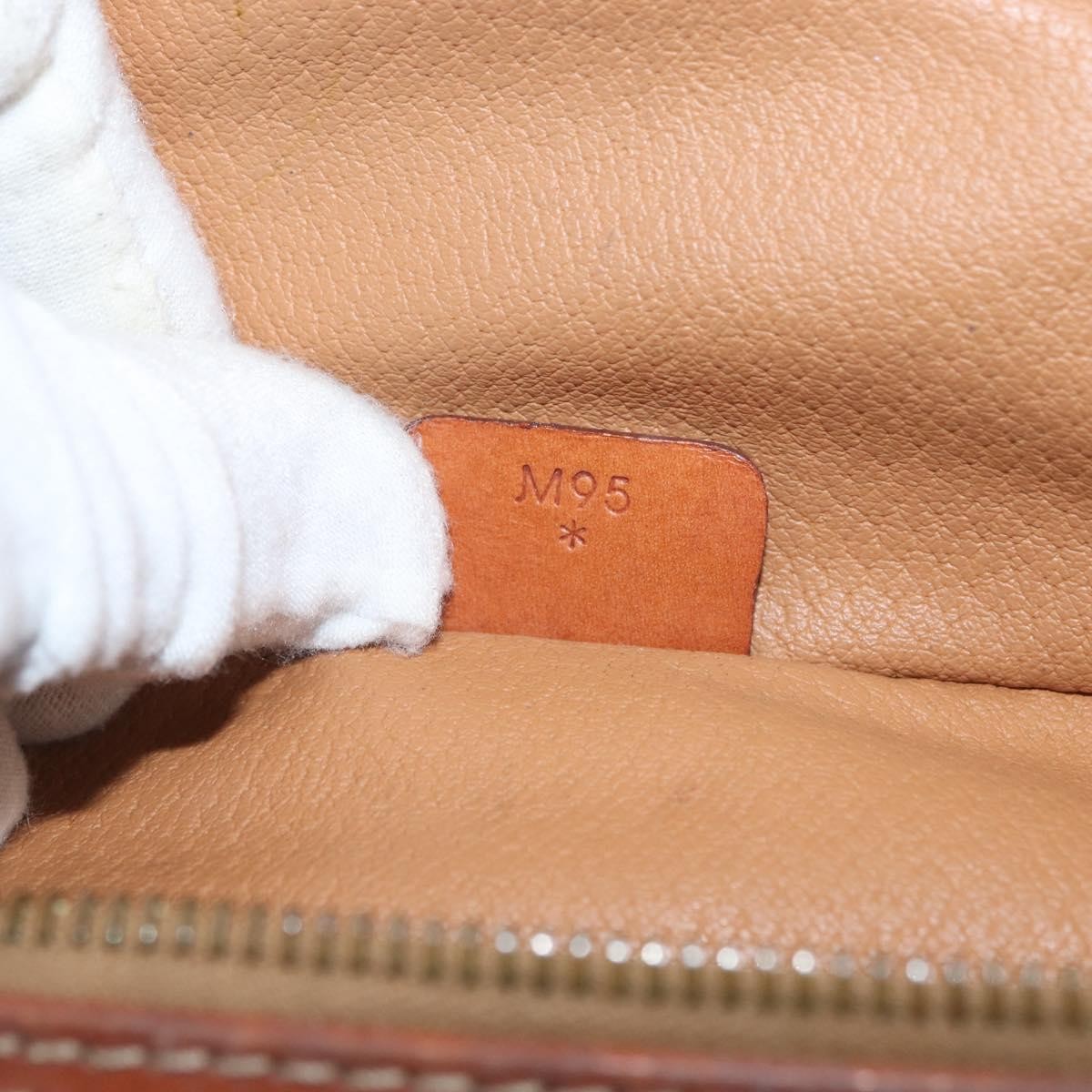 Celine Macadam Vanity Bag Canvas, Brown, Canvas, Clutch