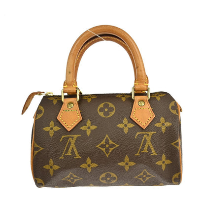 Louis Vuitton Speedy Mini HL Handbag Monogram Canvas, BROWN, CANVAS, Handbag