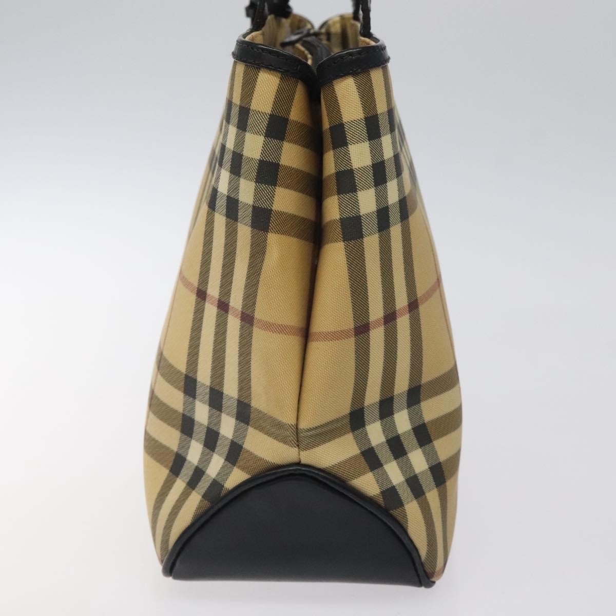 Burberry Nova Check Handbag Nova Check Canvas and leather, BEIGE, CANVAS, Handbag