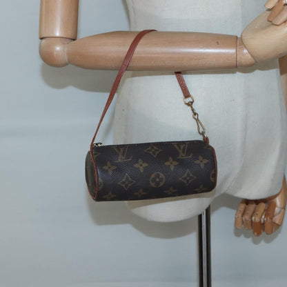 Louis Vuitton Papillon Pochette Monogram Canvas, BROWN, CANVAS, Handbag