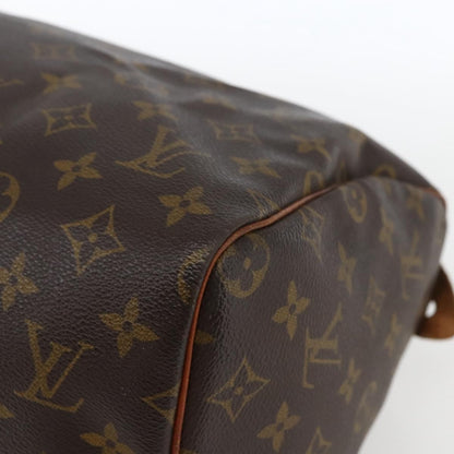 Louis Vuitton Speedy Handbag Monogram Canvas, BROWN, CANVAS, Handbag