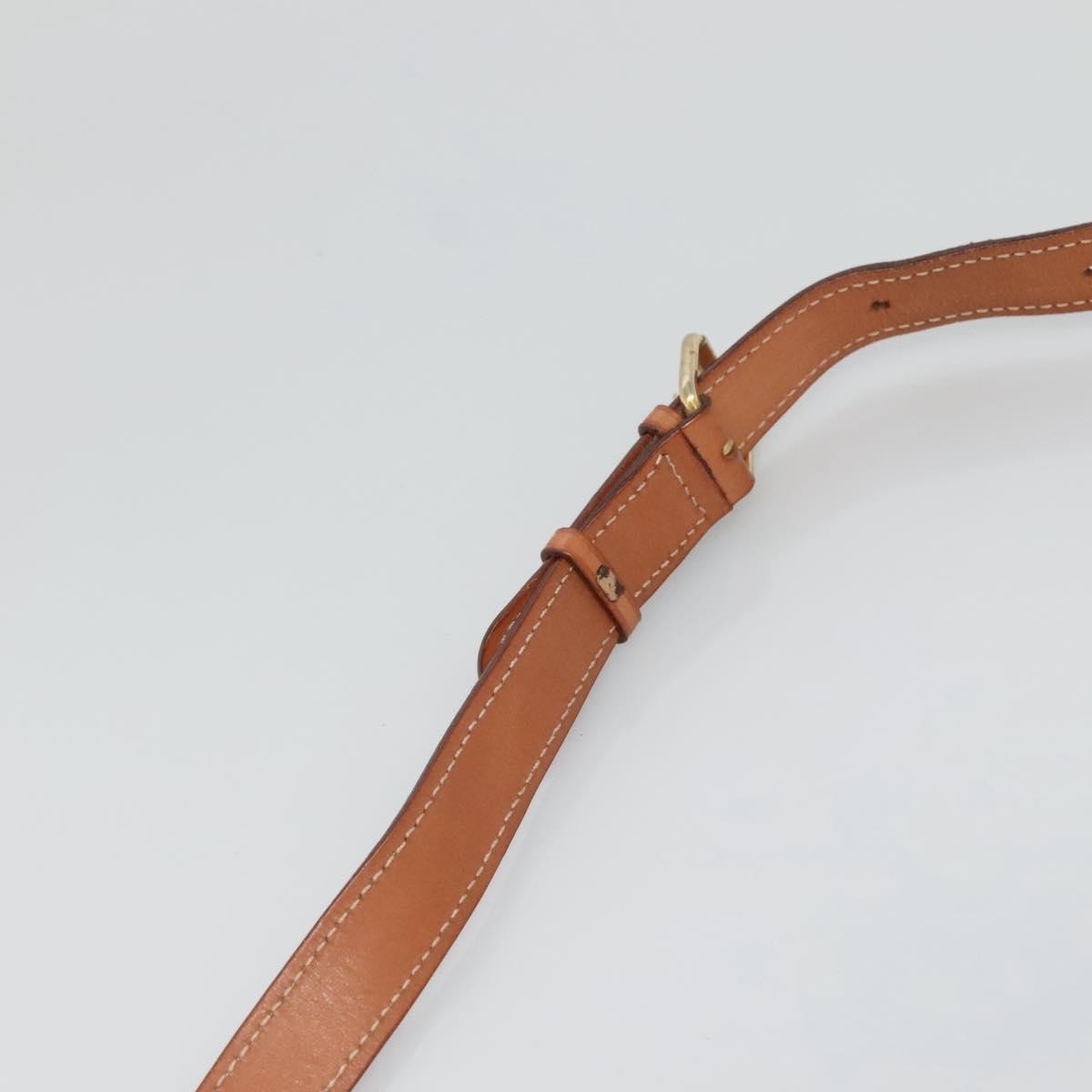Celine Vintage Macadam Shoulder Bag Canvas and Leather, BROWN, CANVAS, Shoulder bag