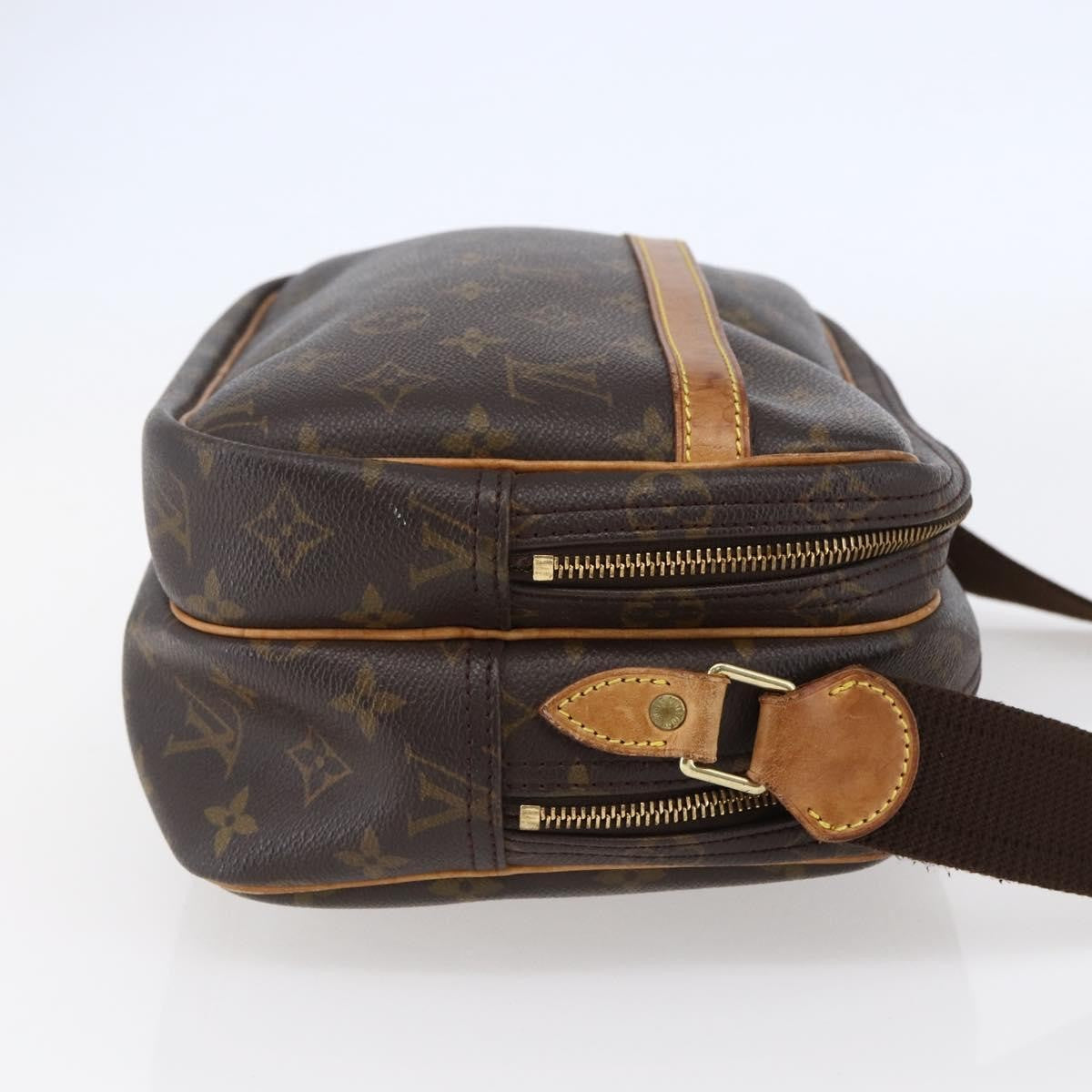 Louis Vuitton Reporter Bag Monogram Canvas, BROWN, CANVAS, Crossbody bag