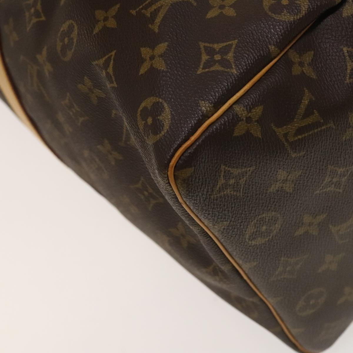 Louis Vuitton Keepall Bag Monogram Canvas, BROWN, CANVAS, Travel bag