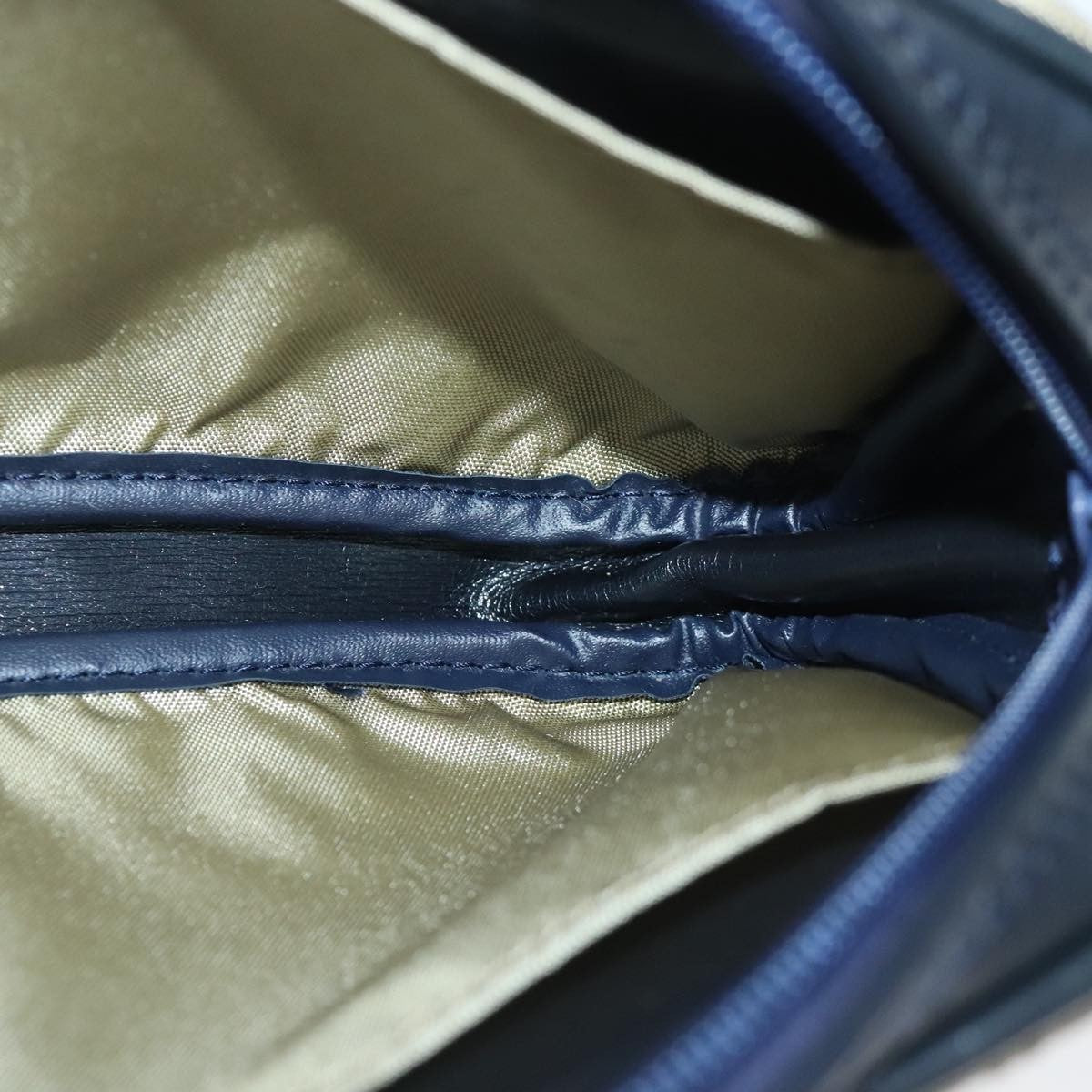 Christian Dior Pouch Leather, BEIGE, NYLON, Clutche & pouche