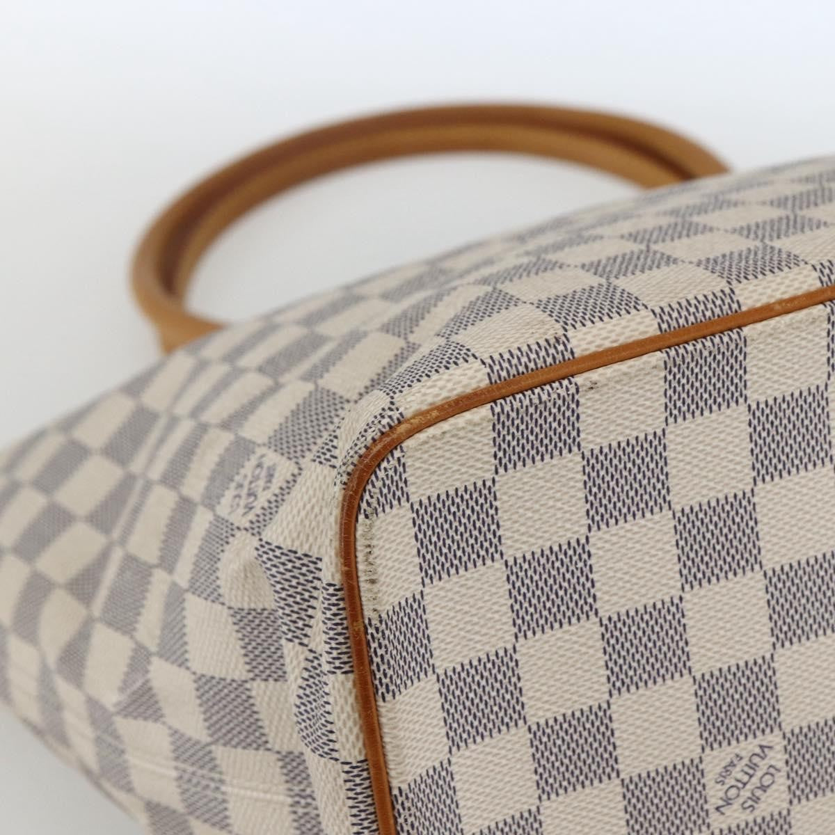 Louis Vuitton Saleya Handbag Damier, WHITE, CANVAS, Tote bag