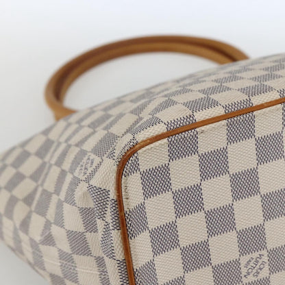 Louis Vuitton Saleya Handbag Damier, WHITE, CANVAS, Tote bag